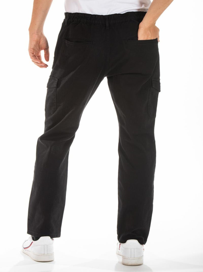 Pantalon battle stretch ECARGO 'Rica Lewis' Noir - Kiabi