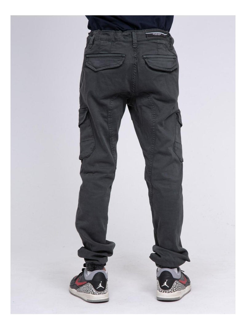 Pantalon battle VAOUR garçon Gris - Kiabi