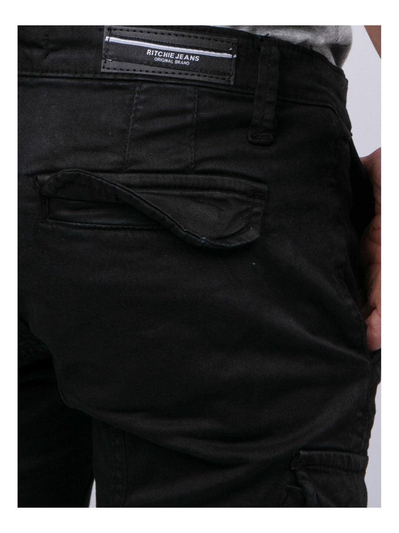 Pantalon battle VAOUR garçon Noir - Kiabi