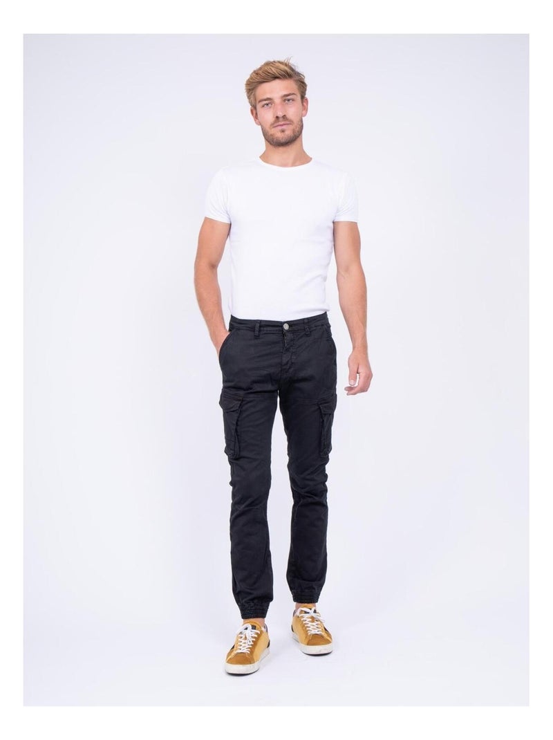 Pantalon battle VAOUR Noir - Kiabi