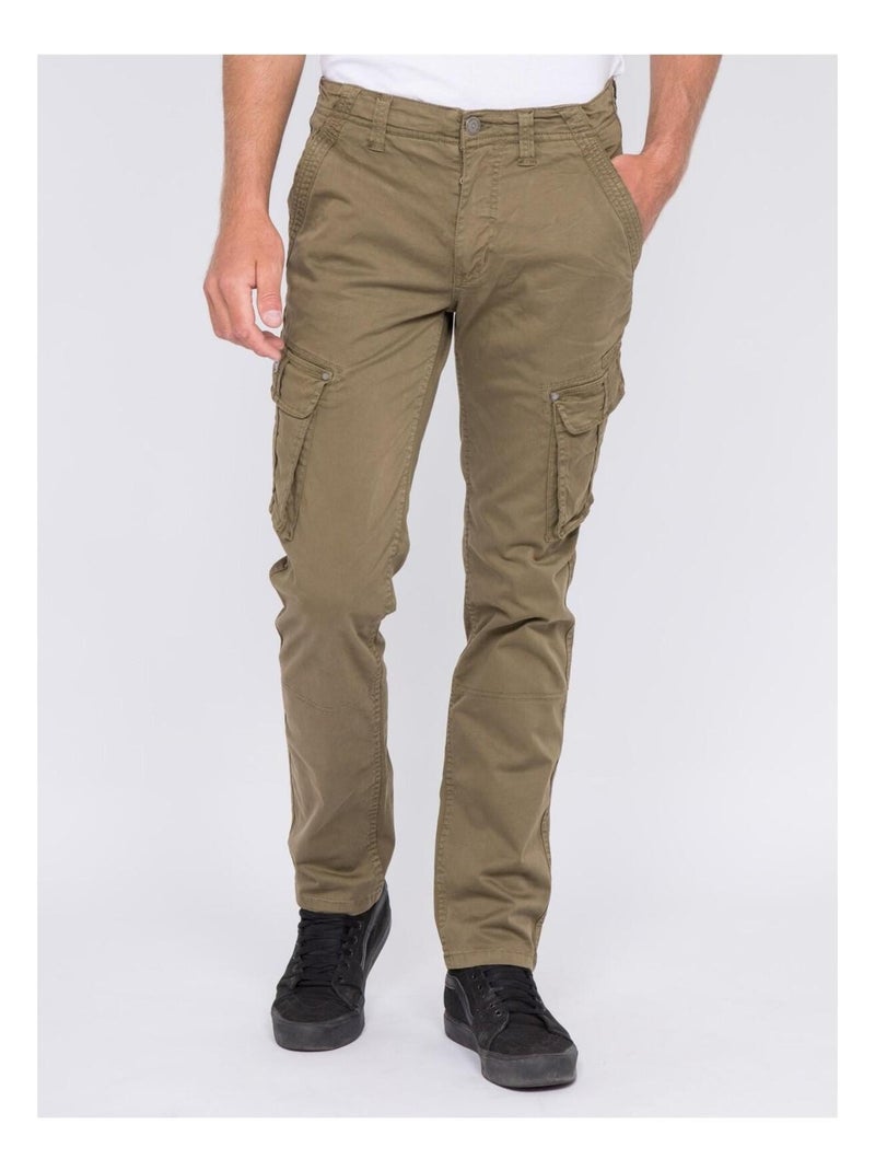Pantalon battle VOANEL Kaki - Kiabi
