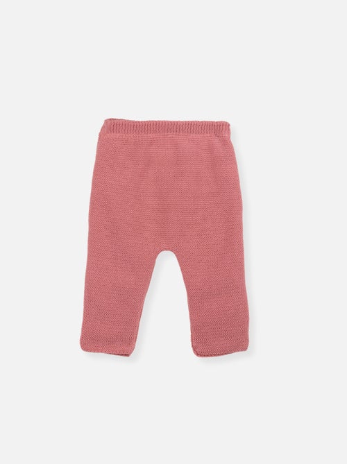 Pantalon bébé 50% coton 50% polyester recyclé - Kiabi Pantalon bébé 50% coton 50% polyester recyclé - Kiabi