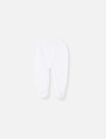 Pantalon bébé à pied en coton biologique