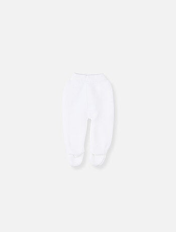 Pantalon bébé à pied en coton biologique