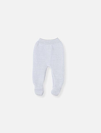 Pantalon bébé à pied en coton biologique