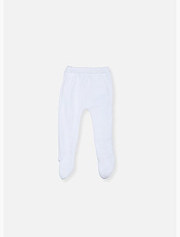 Pantalon bébé à pieds en coton - collection «petits chats»
