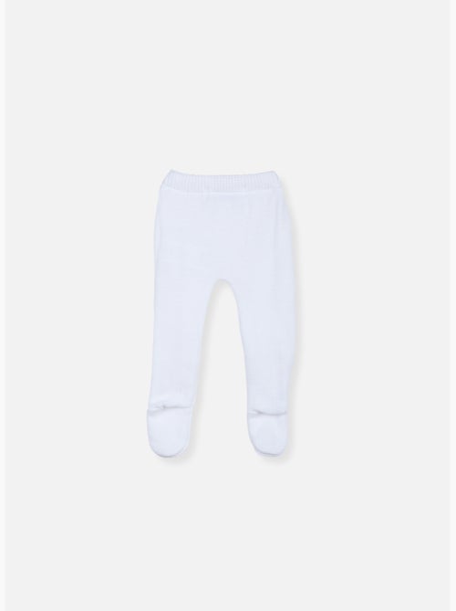 Pantalon bébé à pieds en coton - collection «petits chats» - Kiabi Pantalon bébé à pieds en coton - collection «petits chats» - Kiabi