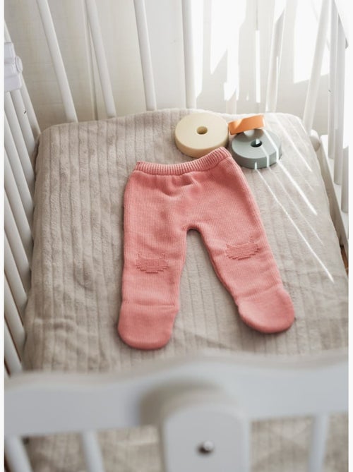 Pantalon bébé à pieds en coton - collection «petits chats» - Kiabi Pantalon bébé à pieds en coton - collection «petits chats» - Kiabi