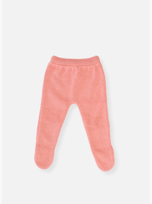 Pantalon bébé à pieds en coton - collection «petits chats» - Kiabi Pantalon bébé à pieds en coton - collection «petits chats» - Kiabi