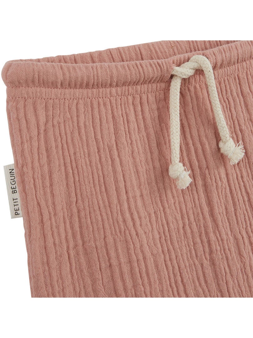Pantalon Bébé Cosilana Taille Haute - Coton, Laine, Soie - Confortable Et Chaud