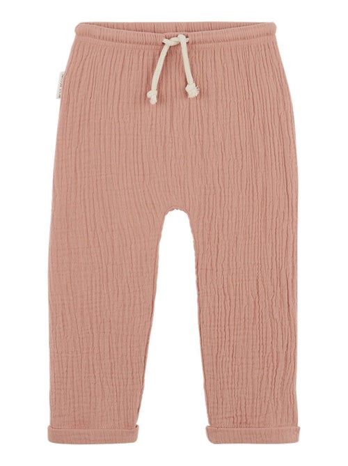 Pantalon bébé en gaze de coton Para - Kiabi