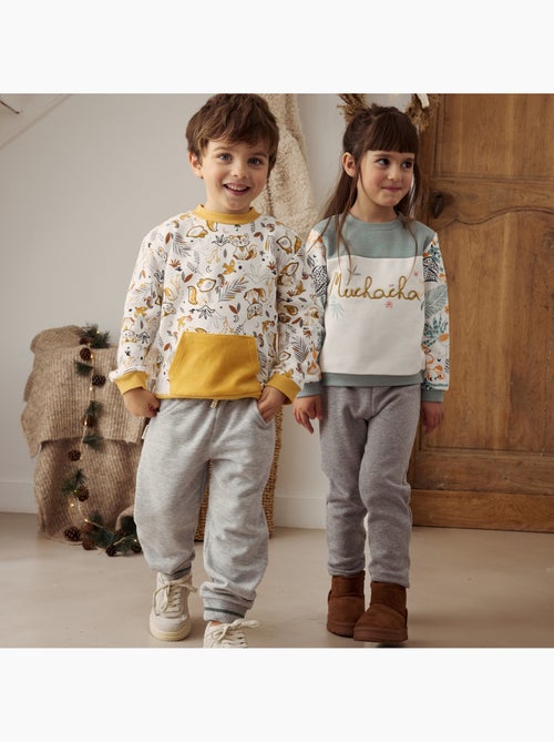 Pantalon bébé en molleton Abou - Kiabi