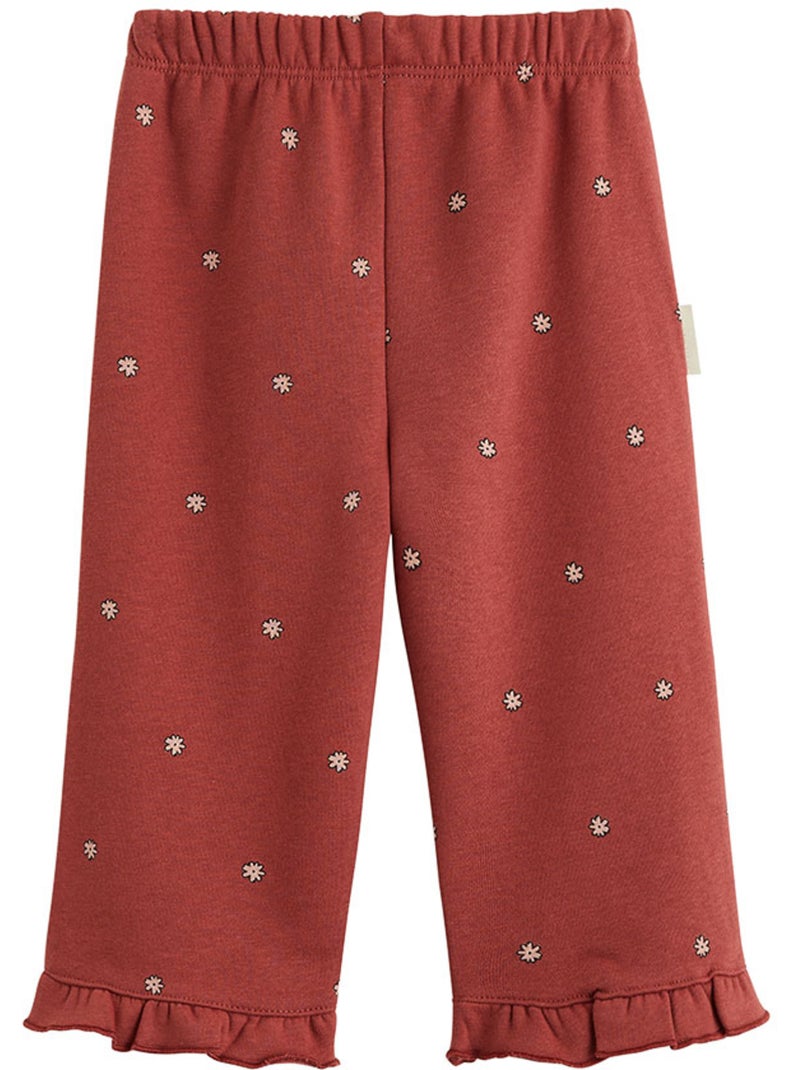 Pantalon bébé en molleton harmony Rose - Kiabi