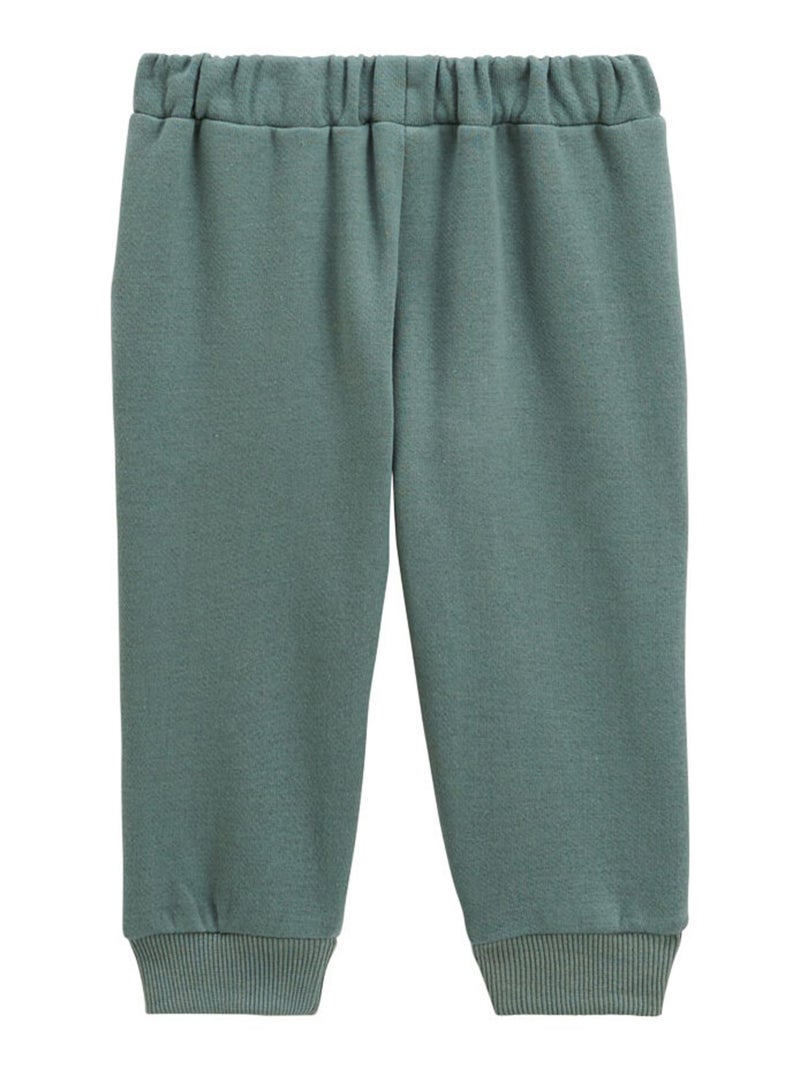 Pantalon bébé en molleton Merlin Kaki - Kiabi