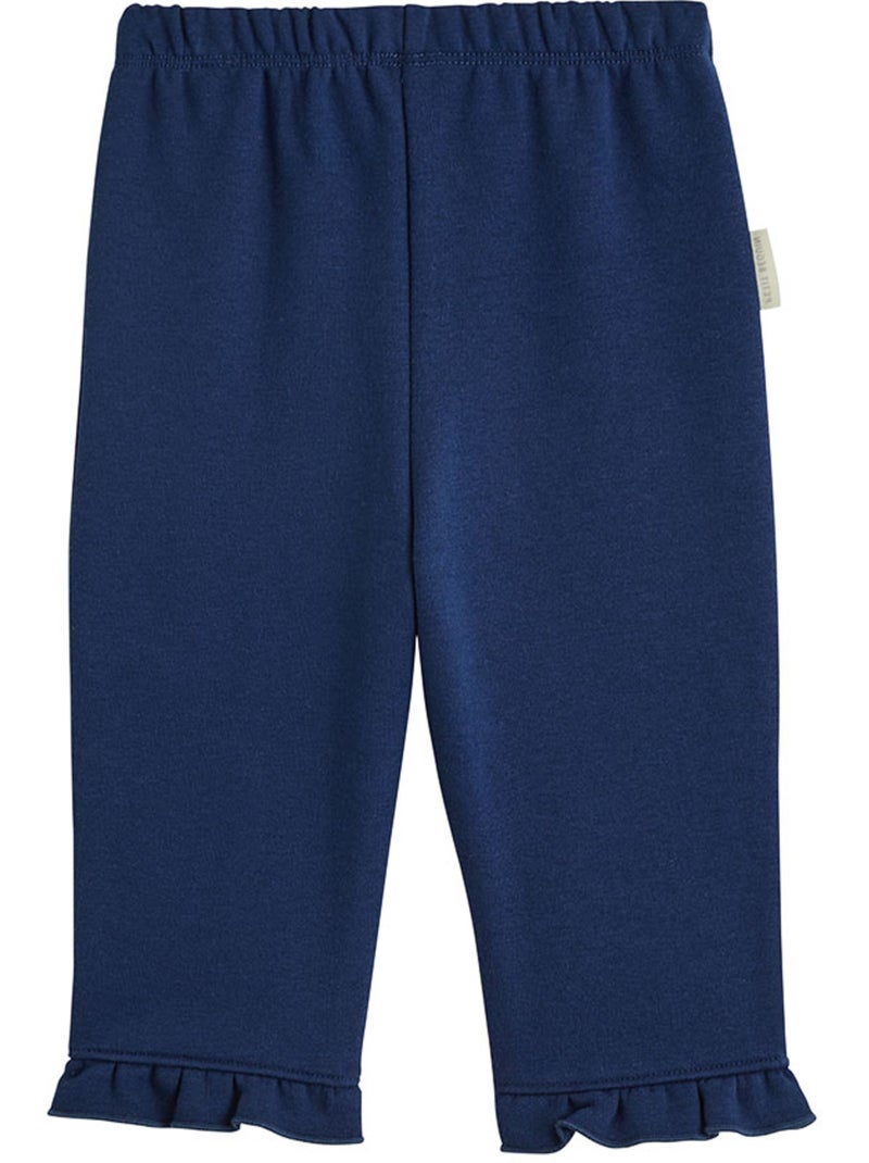 Pantalon bébé en molleton ollie Bleu - Kiabi