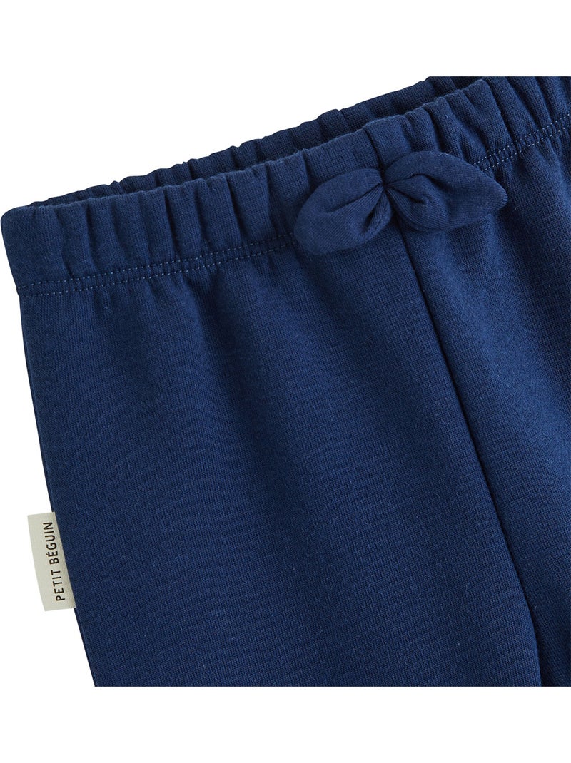 Pantalon bébé en molleton ollie Bleu - Kiabi