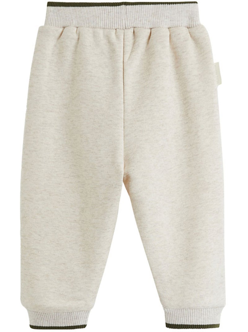 Pantalon bébé en molleton pistache Beige - Kiabi