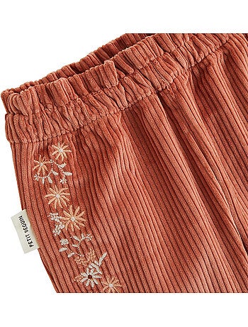 Pantalon bébé en velours côtelé ollie