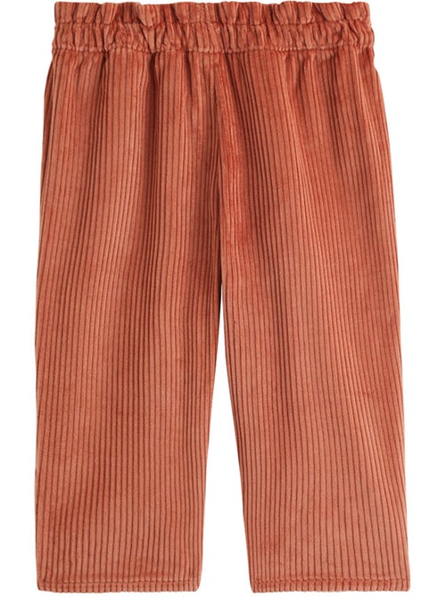 Pantalon bébé en velours côtelé ollie - Kiabi
