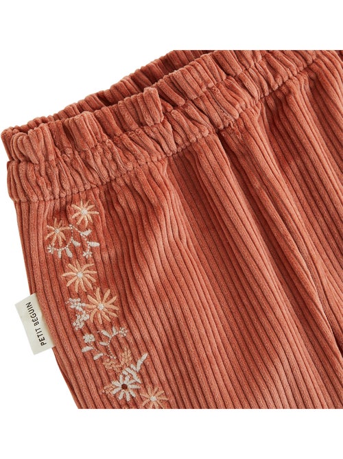 Pantalon bébé en velours côtelé ollie - Kiabi