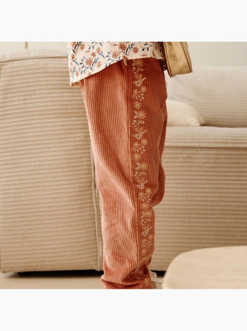 Pantalon bébé en velours côtelé ollie - Kiabi