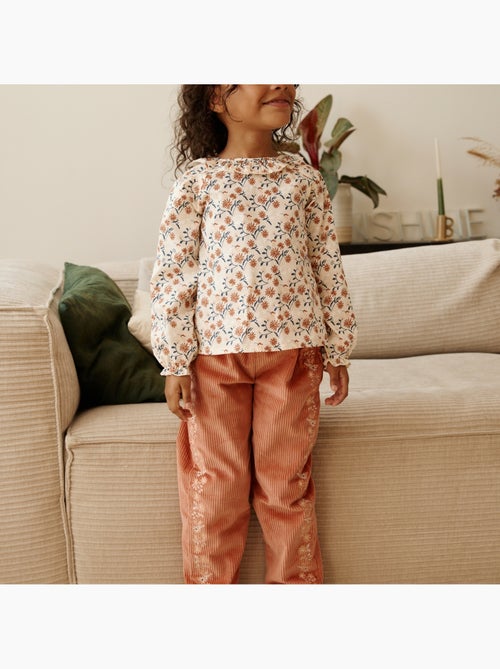 Pantalon bébé en velours côtelé ollie - Kiabi