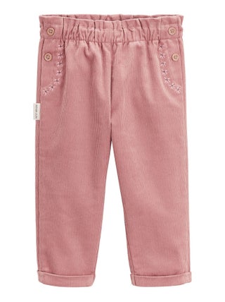 Pantalon bébé en velours côtelé Rosa