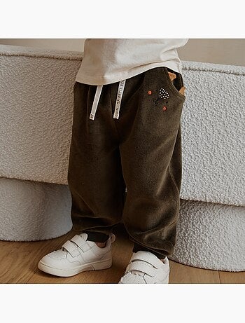 Pantalon bébé en velours ginkgo