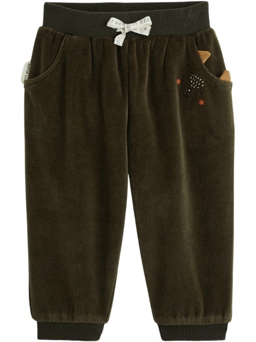 Pantalon bébé en velours ginkgo - Kiabi Pantalon bébé en velours ginkgo - Kiabi