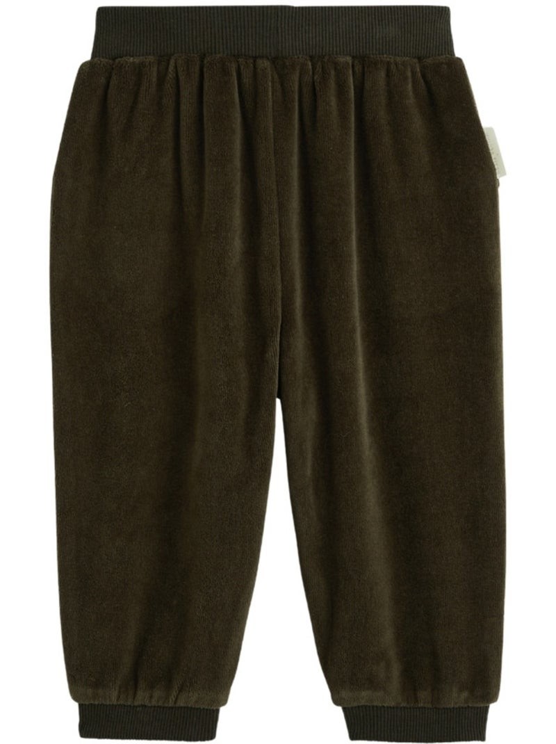 Pantalon bébé en velours ginkgo Vert - Kiabi