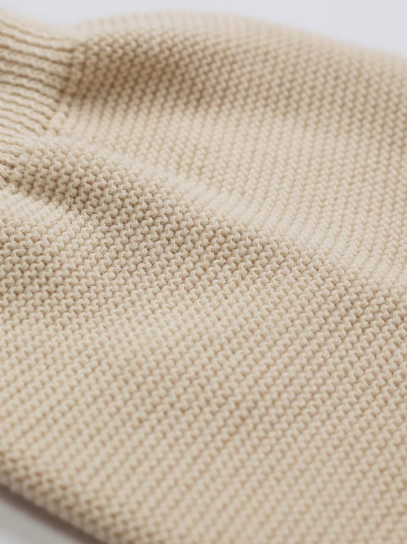 Pantalon bébé maille Marron clair - Kiabi
