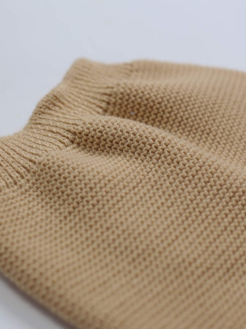 Pantalon bébé maille Marron - Kiabi