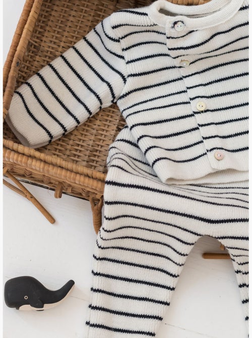 Pantalon bébé petits marins - Kiabi Pantalon bébé petits marins - Kiabi