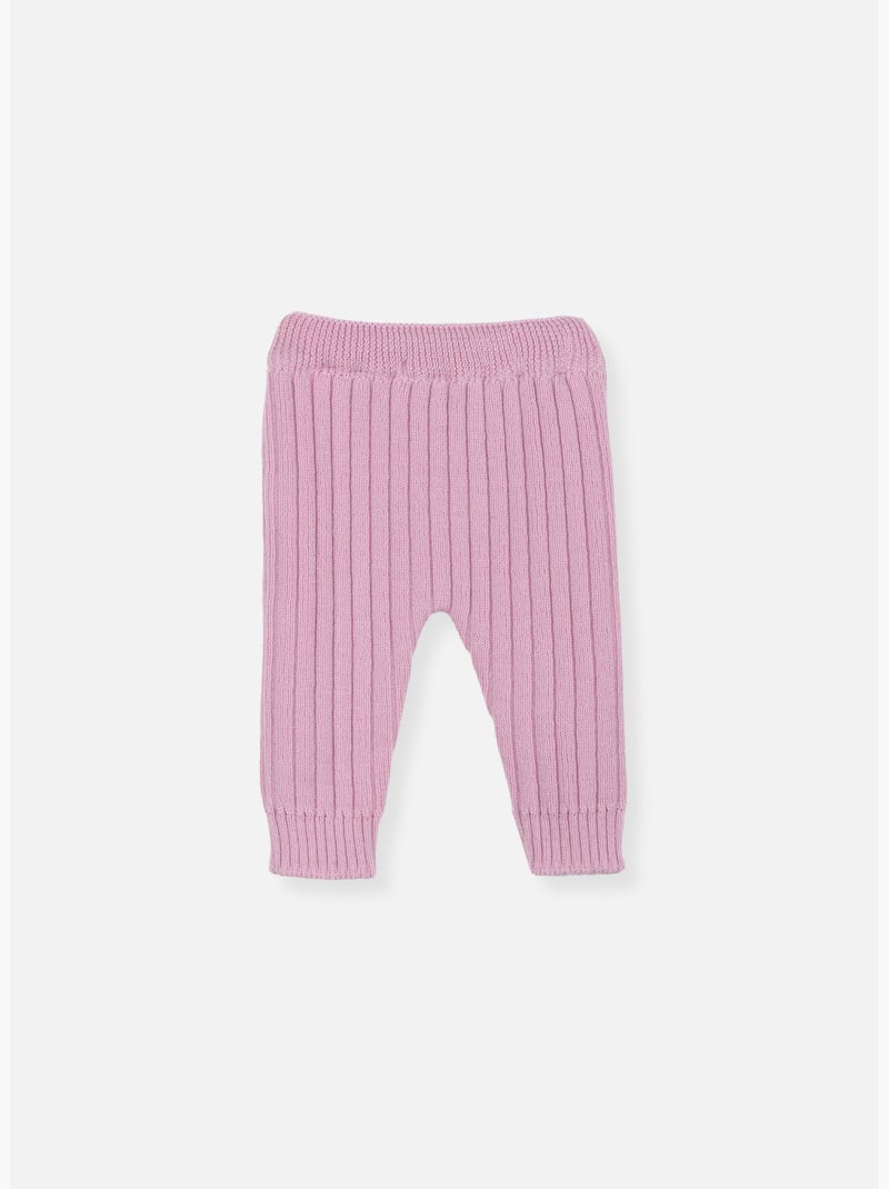 Pantalon bébé rétro Rose clair - Kiabi