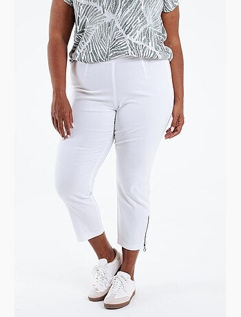 Pantalon bengaline 3/4 uni PAPRIKA