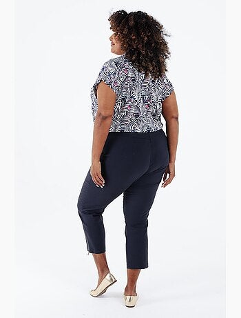 Pantalon bengaline 3/4 uni PAPRIKA