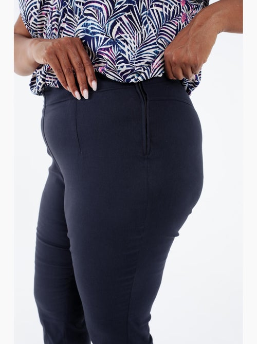 Pantalon bengaline 3/4 uni PAPRIKA - Kiabi