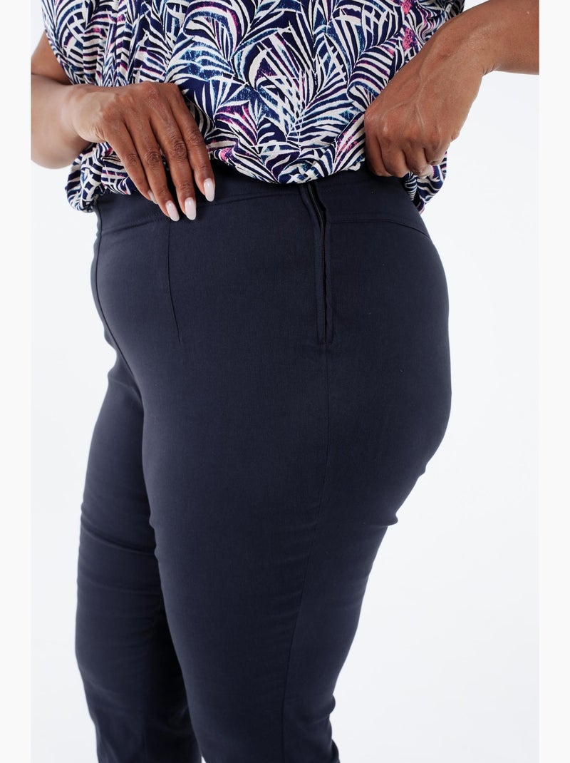 Pantalon bengaline 3/4 uni PAPRIKA Blanc - Kiabi