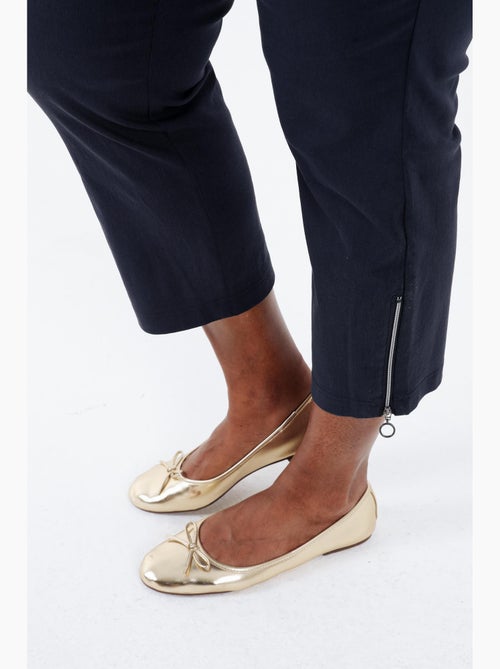 Pantalon bengaline 3/4 uni PAPRIKA - Kiabi