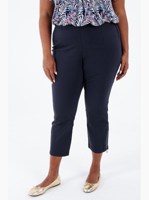 Pantalon bengaline 3/4 uni PAPRIKA - Kiabi