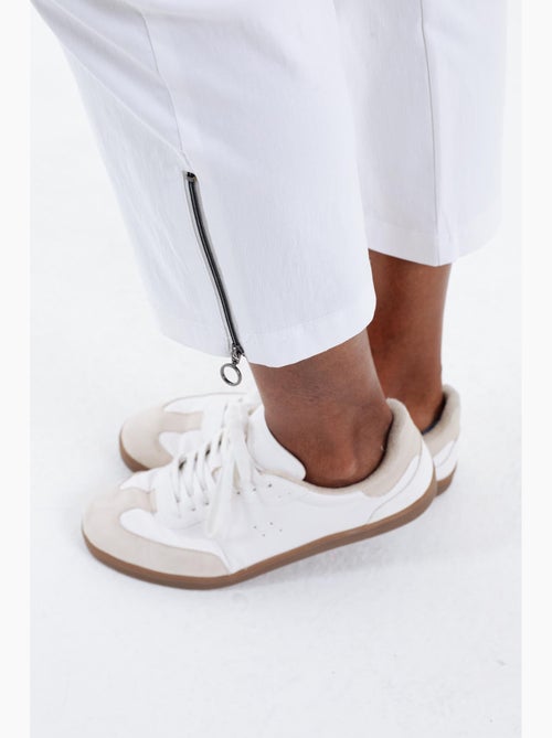 Pantalon bengaline 3/4 uni PAPRIKA - Kiabi