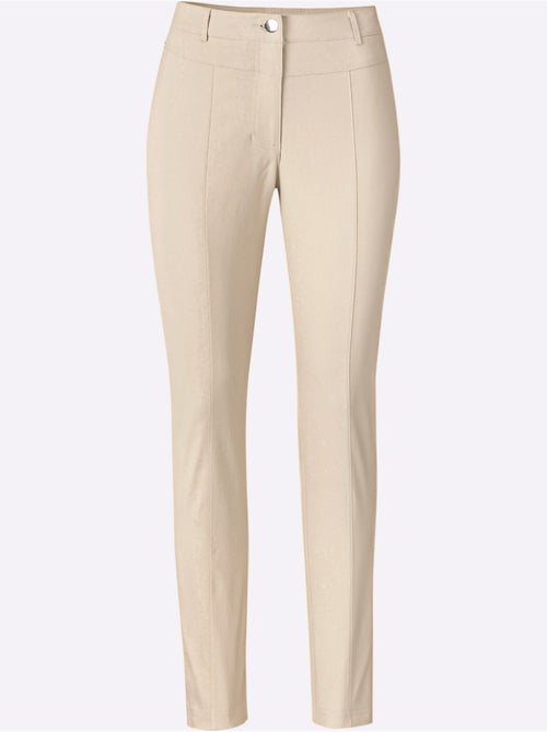 Pantalon bengaline extensible à coupe étroite et indéformable - Taille courte - Witt - Kiabi Pantalon bengaline extensible à coupe étroite et indéformable - Taille courte - Witt - Kiabi