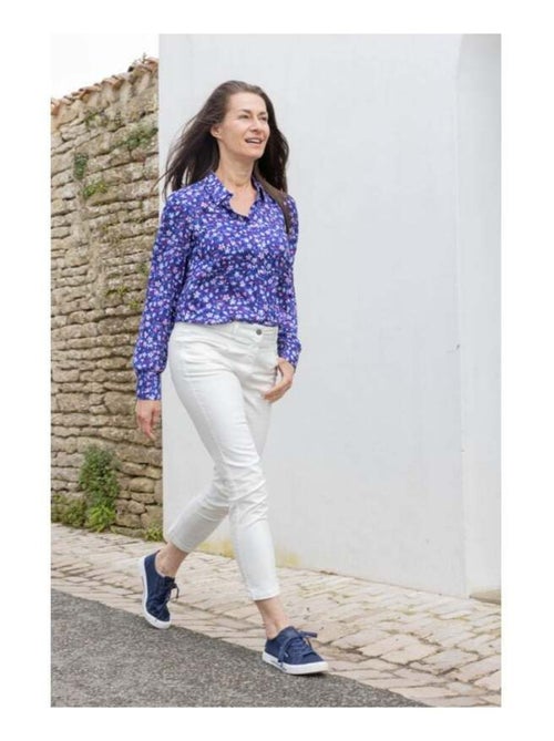 Pantalon blanc 7/8ème Femme - Kiabi