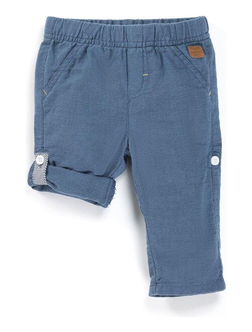 Pantalon Bleu Bébé Terre de Marins - Kiabi