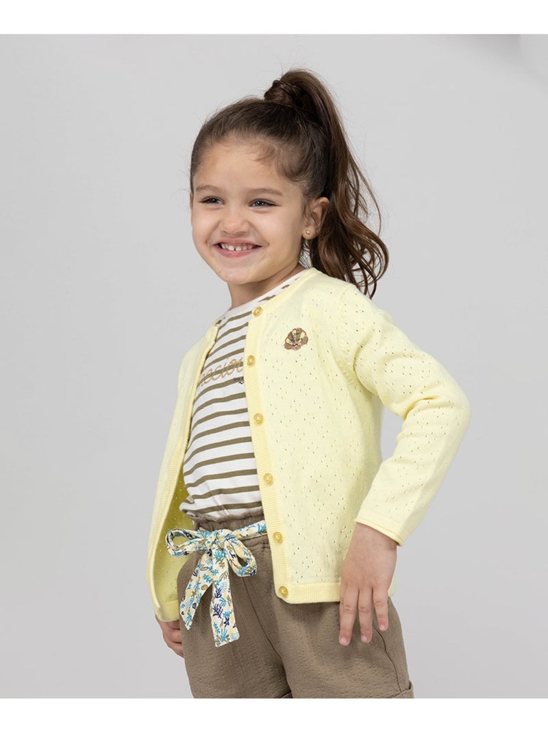 Pantalon bleu clair Garçon - Terre de Marins Jaune - Kiabi