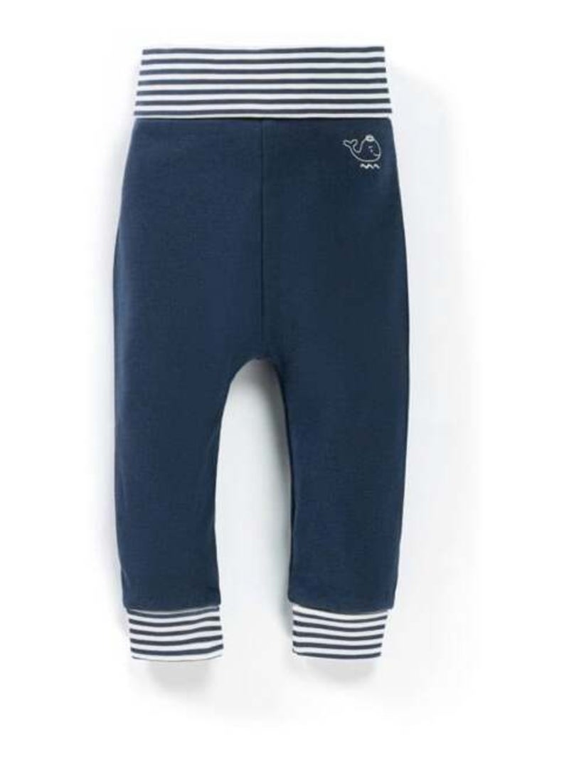 Pantalon bleu marine Bébé Bleu - Kiabi