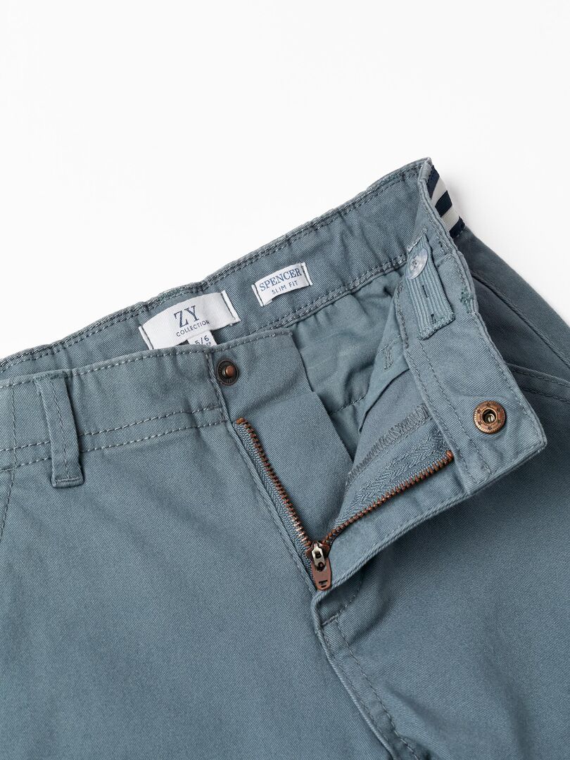 Pantalon Cargo Pour Garçon Avec Taille élastique Gris 10 Ans