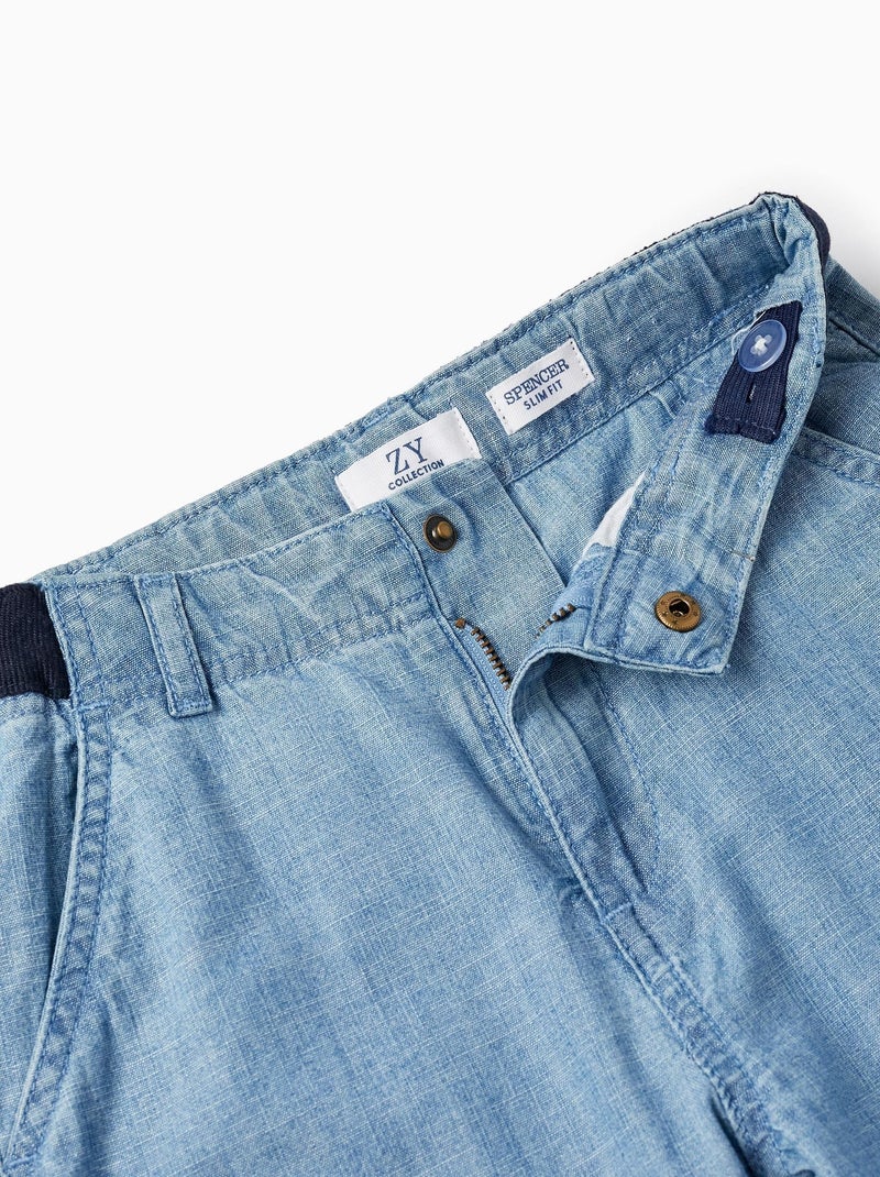 Pantalon bleu pour garçon LETS PARTY Bleu - Kiabi