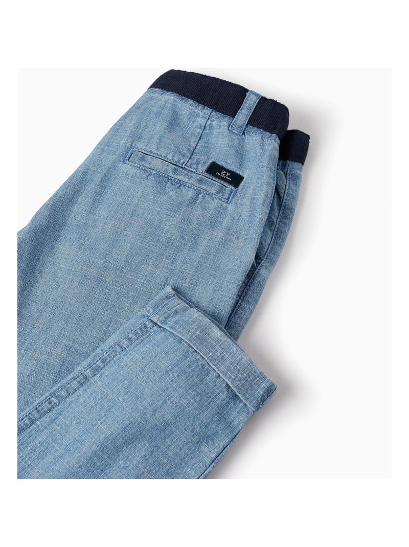 Pantalon bleu pour garçon LETS PARTY Bleu - Kiabi