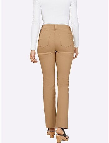 Pantalon bootcut - taille courte - helline